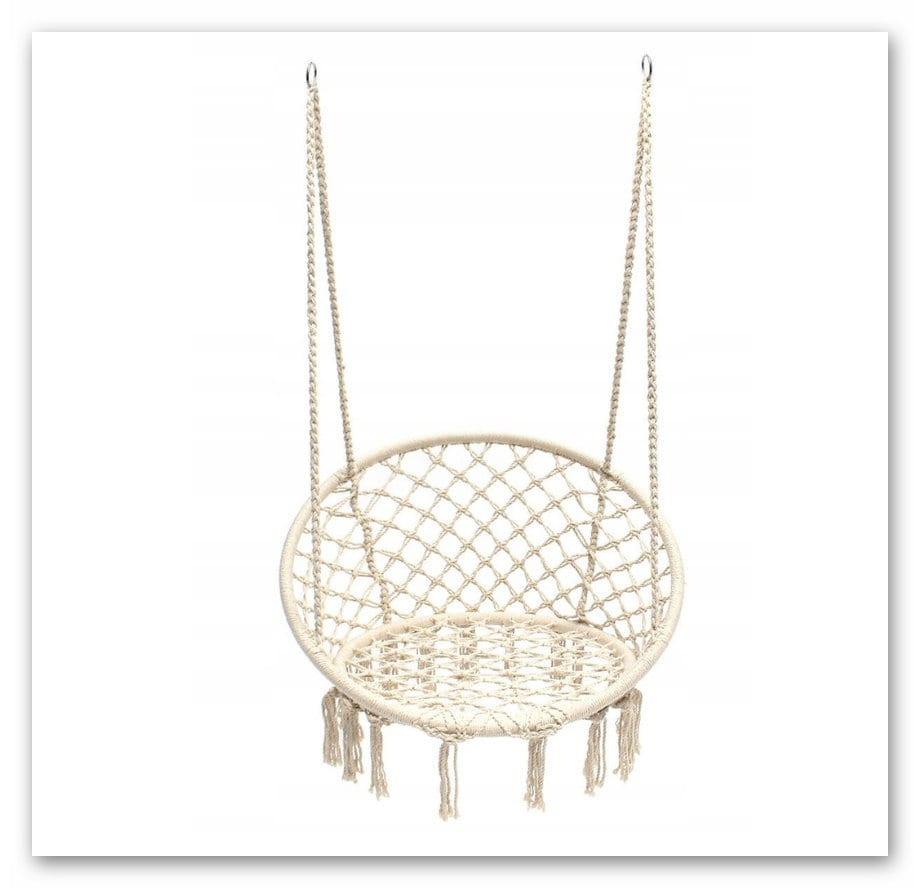 Hammock chair, Boho styl, romantic hammock chair, Hanging chair, Macramé Swing, Terrace hammock, Garden chair, Bedroom swing