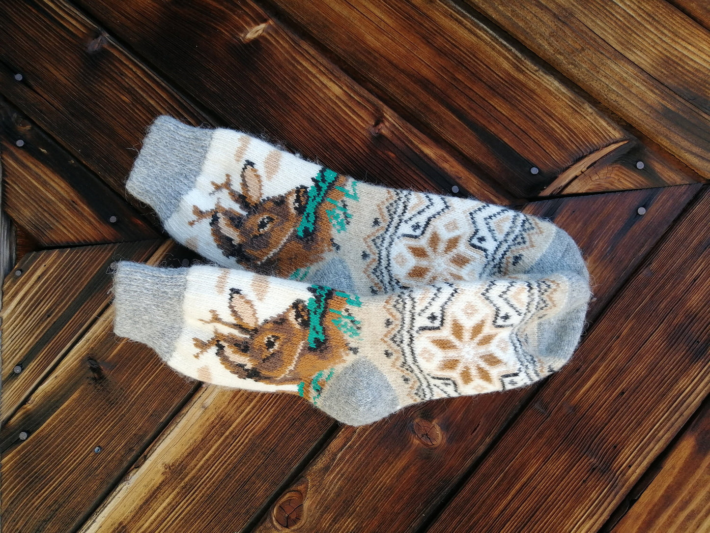 woolen socks women warm wool socks 100% pure natural sheep wool Hand-made socks | Ecological socks | folk socks | mountain socks