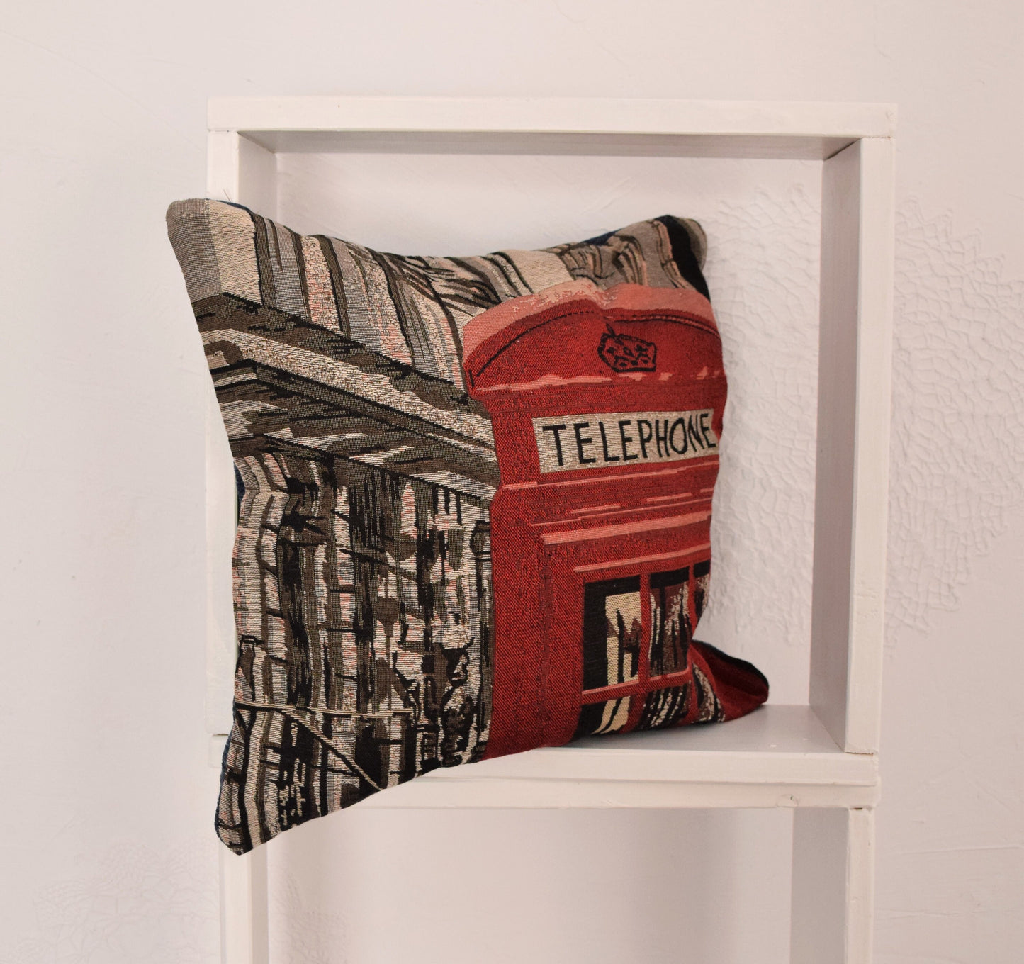 City Decorative Cushion, 15,7x15,7 / 40x40cm, Paris, Eiffel Tower, London, Throw Pillow, Decorative Pillow, Square Pillow,