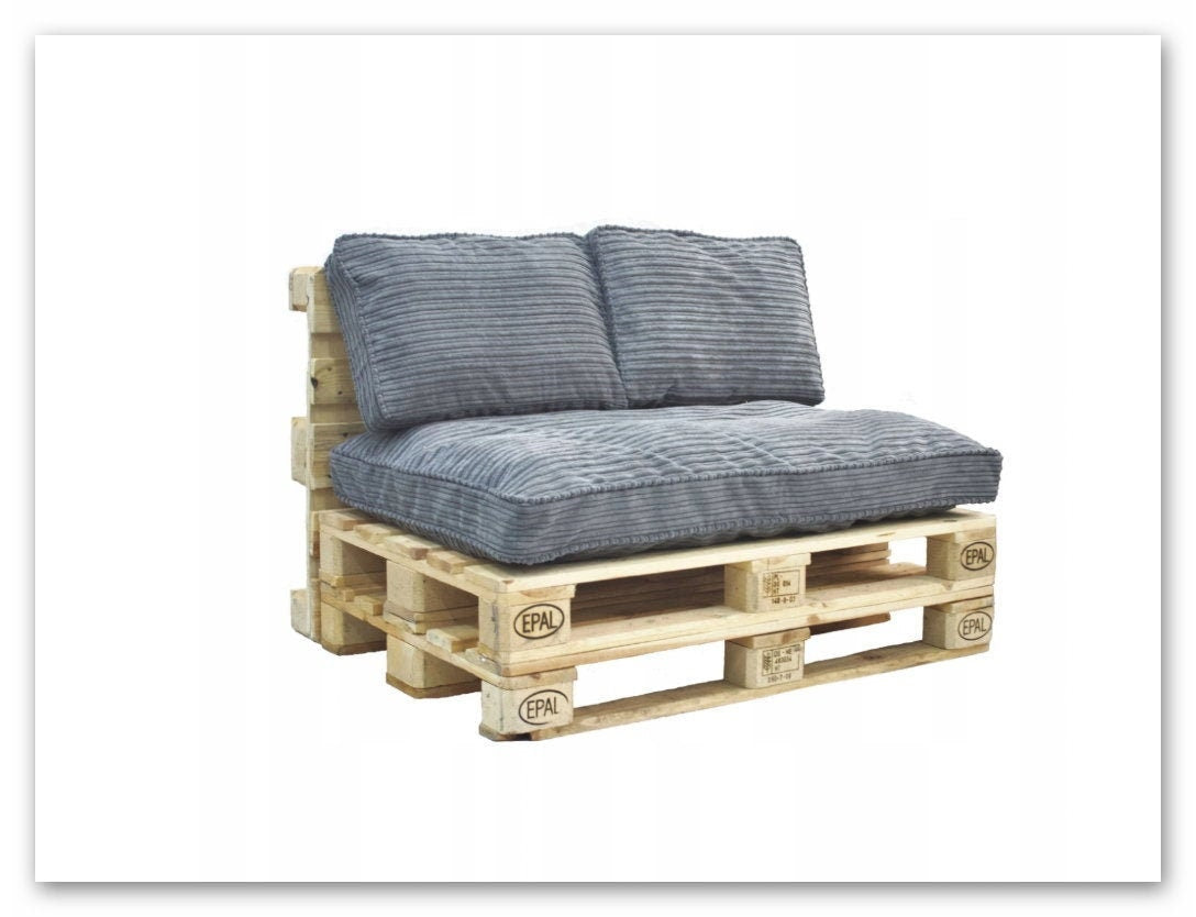 Pallet cushion set, pillows for pallets A set of cushions  for benches, Cushions for garden furniture