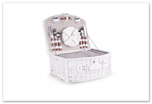 PICNIC BASKET, 4 person,  wedding personalized picnic basket, picnic basket with equipment and thermal bag, personalized wedding gifts,