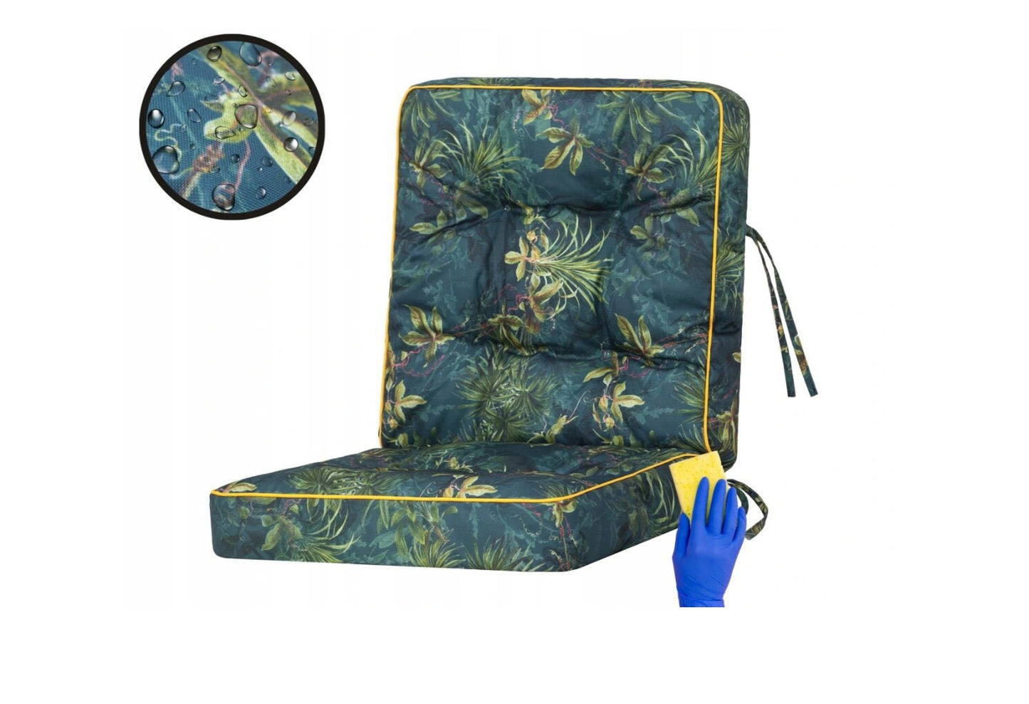 chair pillow, swing cushion, 50x60 cm, pillow for a garden deckchair, Waterproof cushion, patio, various colors