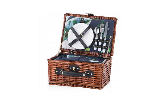 PICNIC BASKET, personalized picnic basket, 2 person, picnic basket with equipment and thermal bag, personalized company gifts,