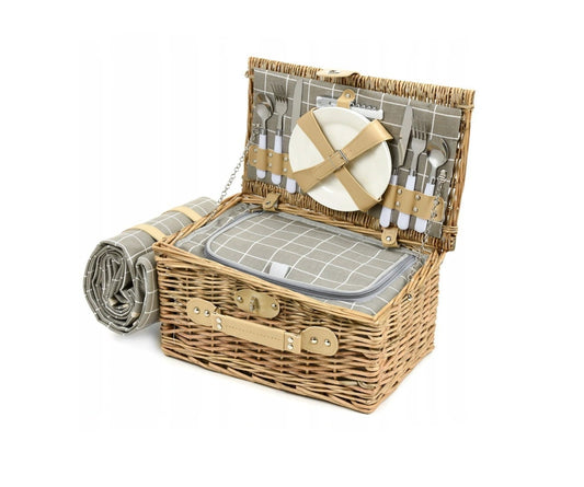 PICNIC BASKET, 2 person, personalized picnic basket, wedding gift, picnic basket with equipment, personalized company gifts,