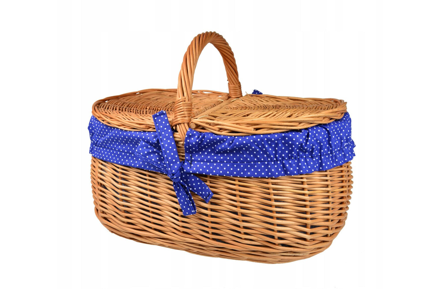 Willow Hand Woven Shopping Basket Wicker Empty Easter Eggs and Candy Small Gift Basket  Easter, Picnics, Gifts, Home Decor Cotton Cloth