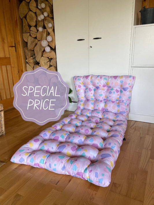 SPECIAL PRICE -   floor cushion | 170 x 80cm | 67 x 31.5 inch  | Water Resistant Floor Cushion | reading nook cushion | large floor cushion