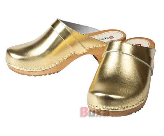 Swedish women's clogs, natural leather clogs, golden clogs Moccasins Wooden clogs Women's Boots Women's loafers, Orthopedic clogs shoes