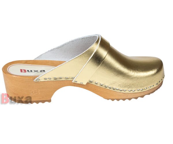 Swedish women's clogs, natural leather clogs, golden clogs Moccasins Wooden clogs Women's Boots Women's loafers, Orthopedic clogs shoes