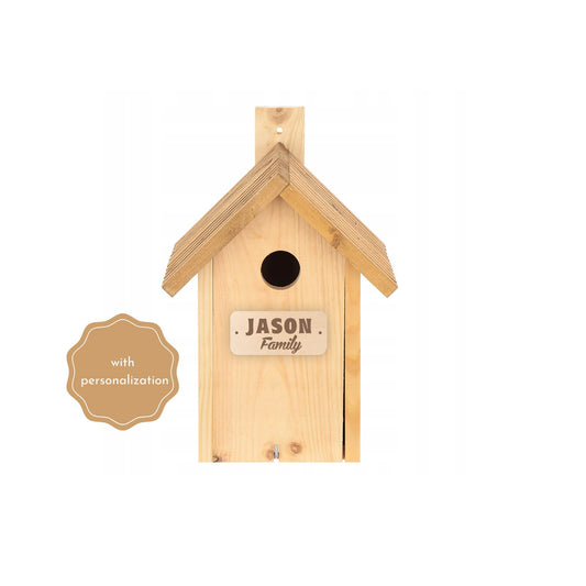 Wooden bird feeder with Personalization | Bird Watching Bird House | Unique Wood bird feeder | bird lover gift