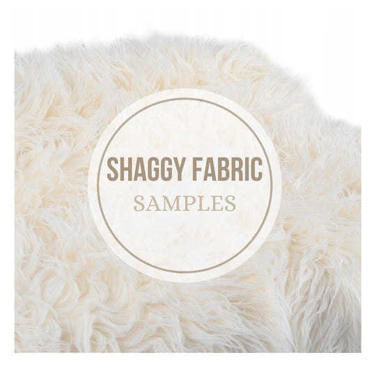 Fabric samples- shaggy - 3 colors