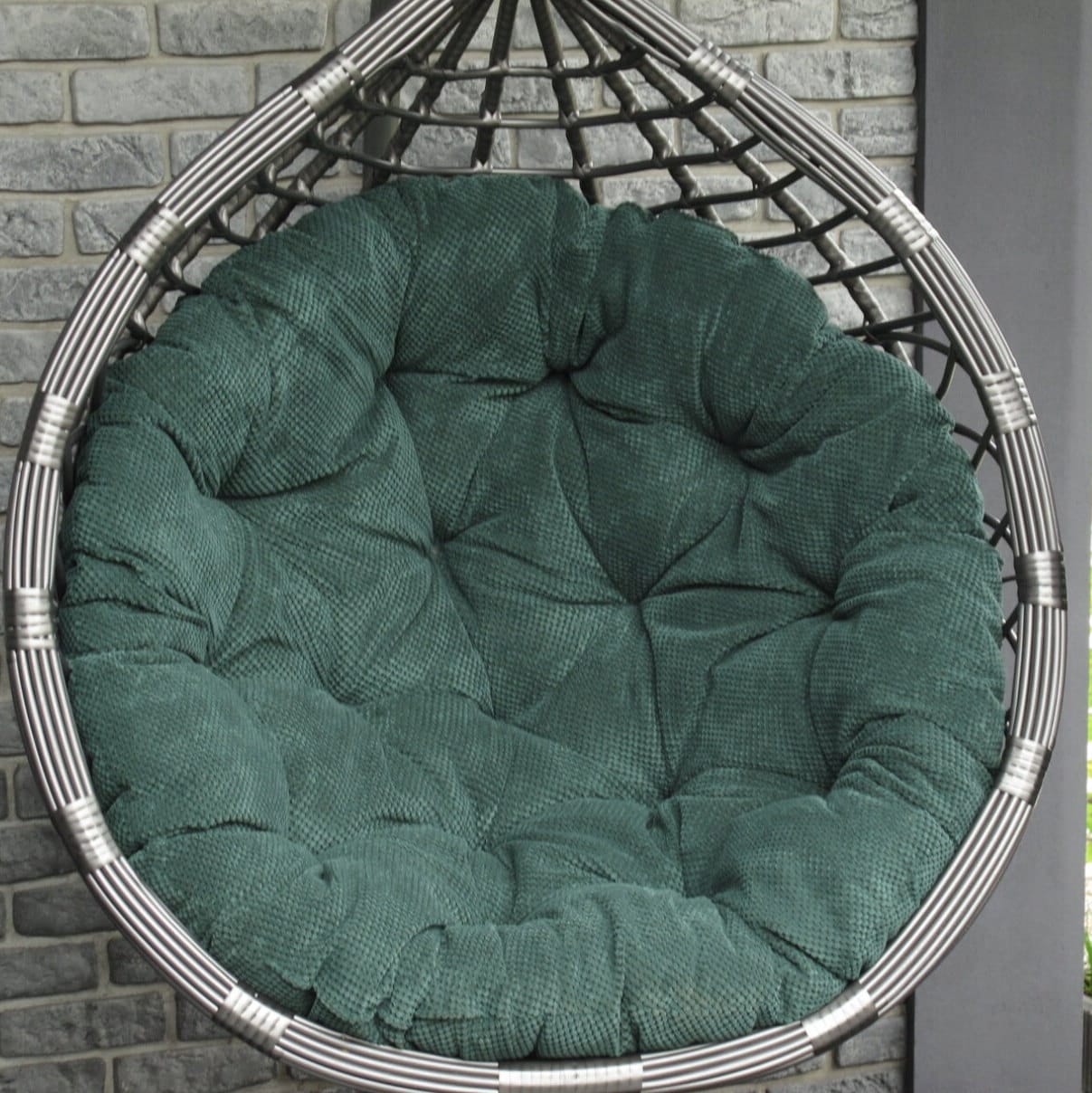 Cushion for Hammock chair | Egg Chair Pillow | Round Pillow for Hanging egg chair | CUSHION ONLY | Outdoor Indoor Porch Patio swing pillow